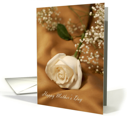 Mother's Day White Rose card (368029)