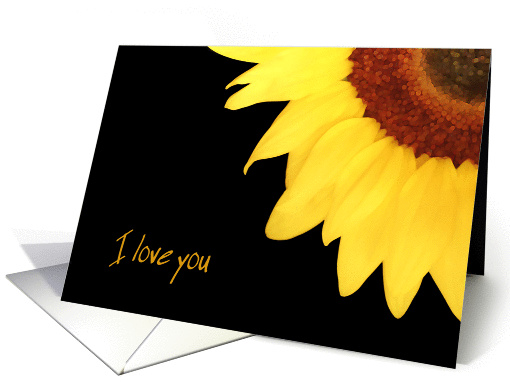 Love Sunflower card (368035)