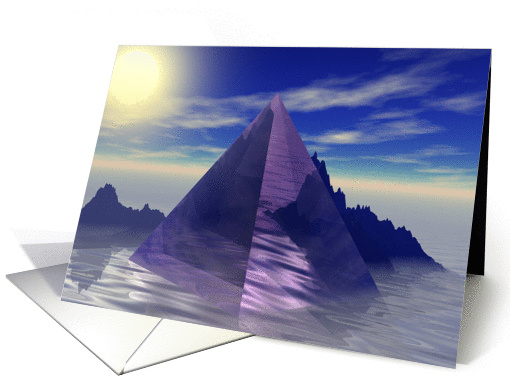 Purple Pyramid card (364809)