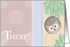 Hi There! Cute Owl card