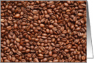 Roasted Coffee Beans, Blank Note Card