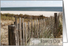 Happy Belated Fathers Day with New Jersey Beach Scene card