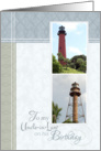 Uncle-In-Law Birthday Lighthouses card