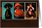 Happy Thanksgiving from our Home to Yours Custom Photos card