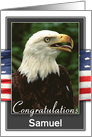 Eagle Scout Congratulations, Custom Text Card