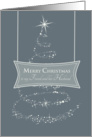 Merry Christmas to my Friend and her Husband- Sparkling Tree card