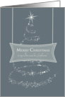 Merry Christmas to my Son and his Girlfriend- Sparkling Tree card