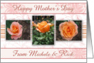 Pink Roses for Mother’s Day- From Michele & Rick card