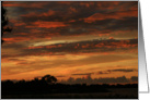 Deep Sunset Cloud Colors-Photo card