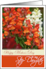 Happy Mother’s Day to My Step-daughter with Snapdragons card