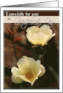 Especially for you on Grandparents Day with soft Yellow Roses card