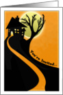 Haunted House, You’re Invited Halloween Card
