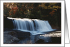 Hooker Falls in North Carolina Blank Photo Card