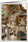 Carousel Horse or Merry Go Round Pony Photograph Blank Card