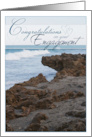 Congratulations on Your Engagement with Florida Beach Scene card
