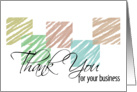 Thank You for your Business- Business Card