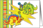 Dinosaur Party Invite card