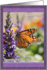 Administrative Professionals Day with Butterfly in Garden card