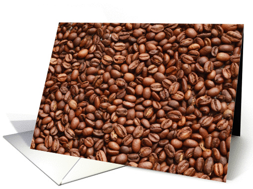 Roasted Coffee Beans, Blank Note card (1066913)
