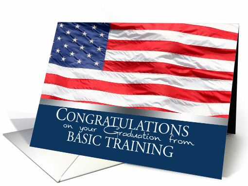 Congratulations on Graduation from Basic Training card (1145028)