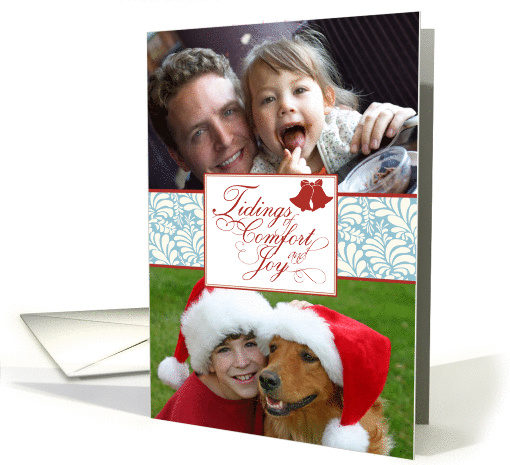 Elegant Script and Bells- Tidings of Comfort and Joy-... (1162282)