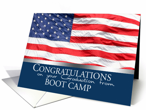 Congratulations on Graduation from Boot Camp card (1177762)