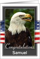 Eagle Scout Congratulations, Custom Text Card
