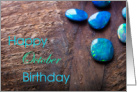Happy October Birthday with Opal Birthstone card