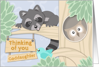 Thinking of you Goddaughter at Summer Camp with Woodland Creatures card