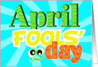 Colorful and Bright April Fools’ Day card
