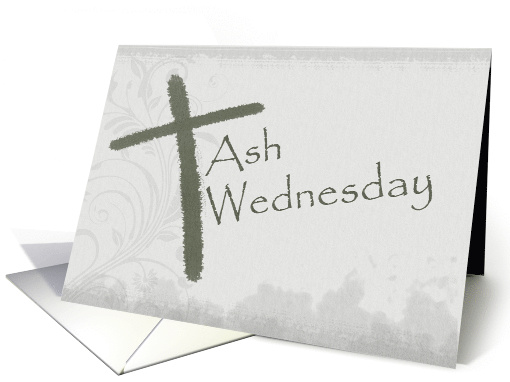 Ash Wednesday Charcoal Look and Cross card (1334548)