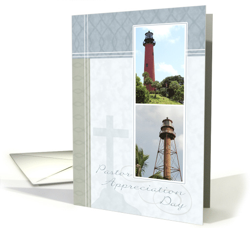 Pastor Appreciation Day with Lighthouse Photos card (1398892)