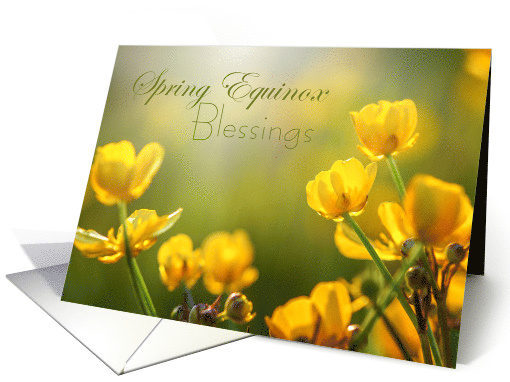 Tulip Spring Equinox Blessings card (1594140)