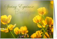 Tulip Spring Equinox Blessings card