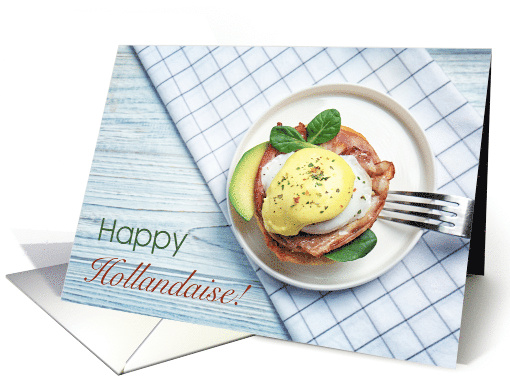Happy Hollandaise Eggs Benedict Holiday card (1663484)