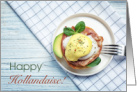 Happy Hollandaise Eggs Benedict Holiday Card