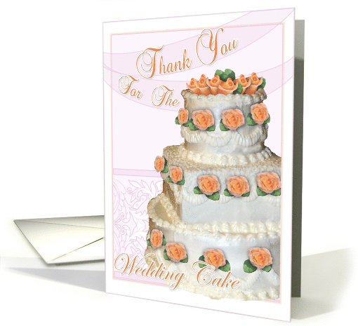 Thank You Baker for the Wedding Cake card (451782)