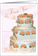 Thank You Baker for the Wedding Cake card
