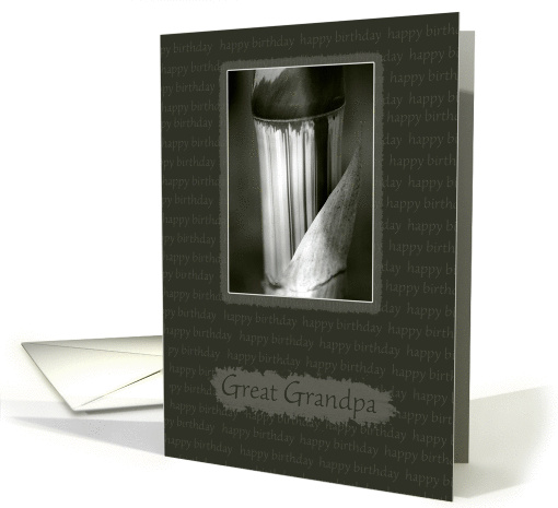 Happy Birthday Great Grandpa-Bamboo card (470437)