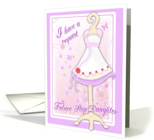 Future Step Daughter, Will You Be My Flower Girl? Pink... (486851)