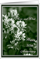 Happy 50th Anniversary Mom and Dad card