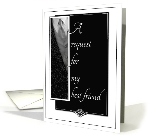 Best Friend Best Man Request card (673792)