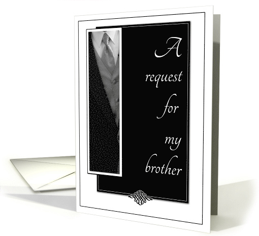 Brother Groomsman Request card (673801)