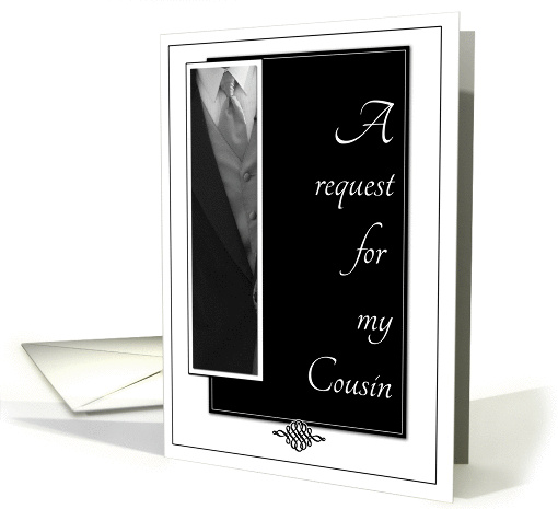 Cousin Groomsman Request card (673811)