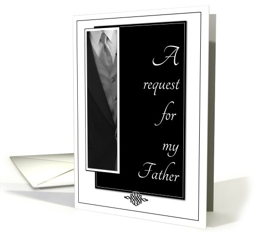 Father Best Man Request card (673815)