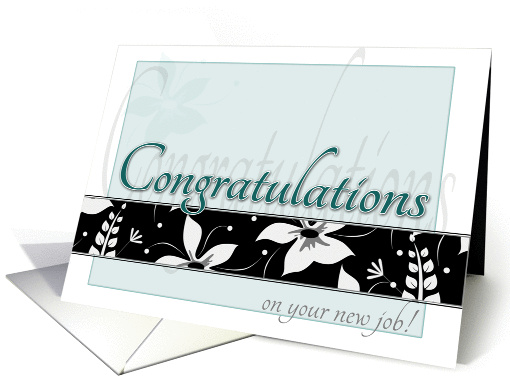 Congratulations on your new job card (793167)