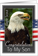 Eagle Scout Congratulations-Son card