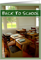 Back To School with Old School House photo card