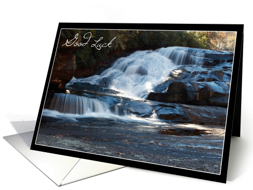 General Good Luck Card- Waterfall Scene card (909520)