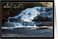 General Good Luck Card- Waterfall Scene card